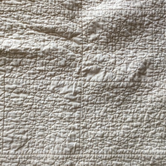 Beautiful Handcrafted Cotton Quilt Size 61x54 - Picture 6 of 8